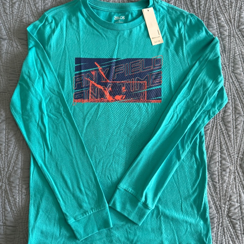 Boys Long Sleeved T Shirt Size Large